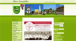 Desktop Screenshot of kozojidky.cz